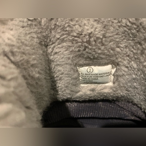 Justice Girls Winter Boots Faux Suede Fur Embellished Rhinestones Bows on Back 2 - Picture 13 of 13